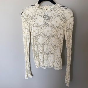 Kimchi Blue lace top, From Urban Outfitters (UO), size small